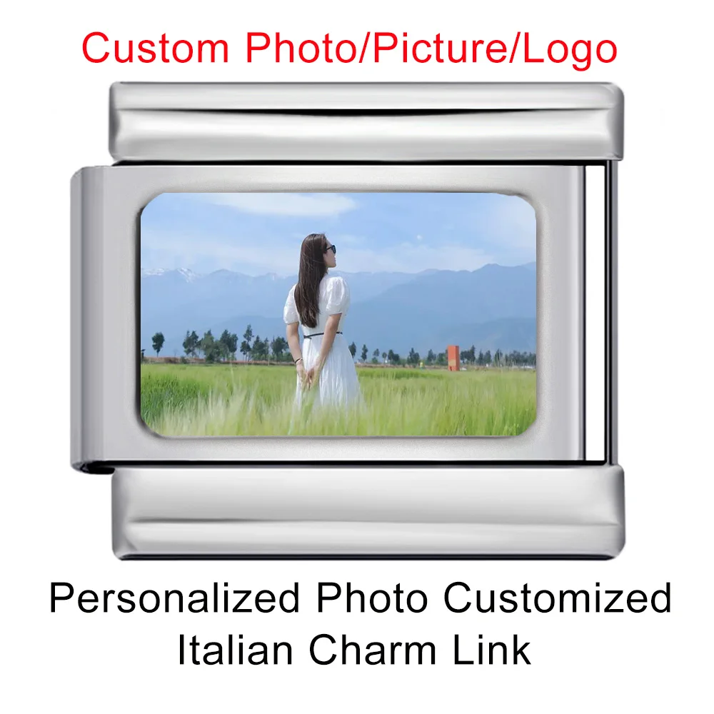 Simple 1pc Personalization Bulk Customized Picture Photo Italian Charm Link Fit 9mm Stainless Steel Bracelet DIY Beads Jewelry
Simple 1pc Personalization Bulk Customized Picture Photo Italian Charm Link Fit 9mm Stainless Steel Bracelet DIY Beads Jewelry