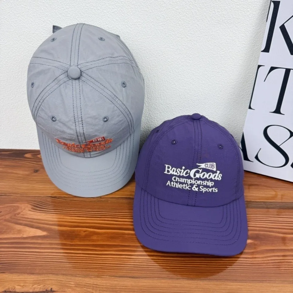 Letter Embroidery Quick-Drying Baseball Cap Korean Style Solid Color Sun Protection Hat Peaked Cap Soft Top Peaked Cap Sports
Letter Embroidery Quick-Drying Baseball Cap Korean Style Solid Color Sun Protection Hat Peaked Cap Soft Top Peaked Cap Sports