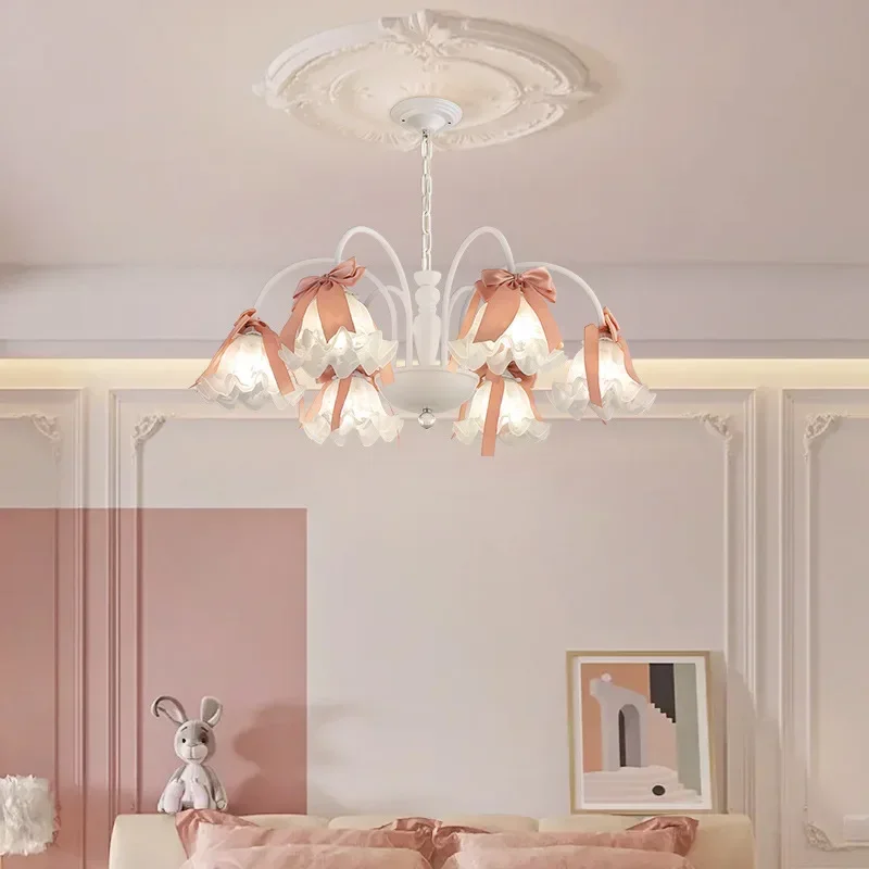 SANDYHA Modern Cream Pendant Light Pink Bow Romantic Ceiling Chandelier for Girls Bedroom Children Room Dining Table Led Hanging
SANDYHA Modern Cream Pendant Light Pink Bow Romantic Ceiling Chandelier for Girls Bedroom Children Room Dining Table Led Hanging