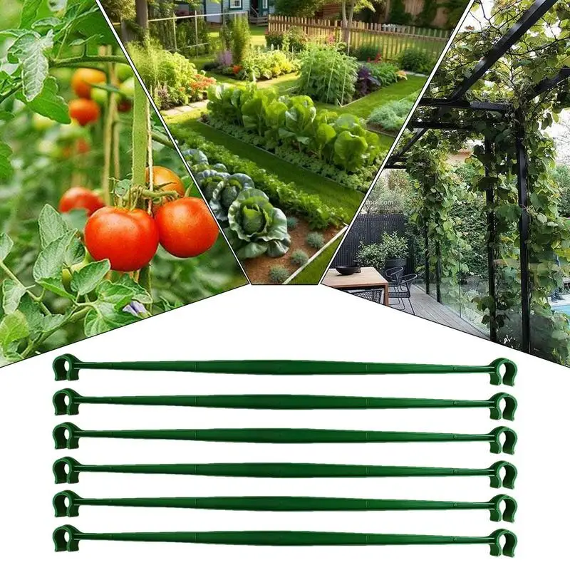 36PCS Garden Vegetables Stakes Arm Tomato Plant Support Cage Climbing Plant Stakes Stand Yard Plant Support Trellis Connector
36PCS Garden Vegetables Stakes Arm Tomato Plant Support Cage Climbing Plant Stakes Stand Yard Plant Support Trellis Connector