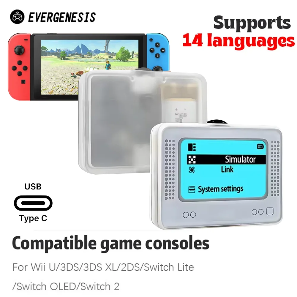For NFC Allmiibo Chargeable Intelligent Simulator Emulator Universal Writer for Nintendo Switch WiiU 3DS Game Accessory
For NFC Allmiibo Chargeable Intelligent Simulator Emulator Universal Writer for Nintendo Switch WiiU 3DS Game Accessory