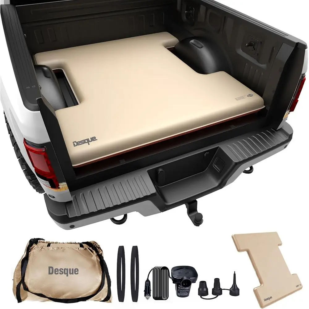 6-6.5ft Truck Bed Mattress for Short Trucks, Camping, and Outdoor Activities with 12V Air Pump and Carry Bag
6-6.5ft Truck Bed Mattress for Short Trucks, Camping, and Outdoor Activities with 12V Air Pump and Carry Bag