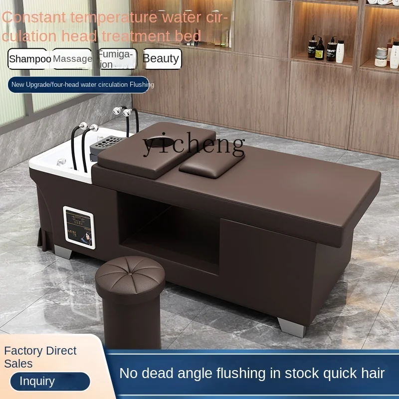 XL Hairdressing High-End Thai Head Massage Treatment Water Circulation Fumigation Flat Lying Shampoo Chair
XL Hairdressing High-End Thai Head Massage Treatment Water Circulation Fumigation Flat Lying Shampoo Chair