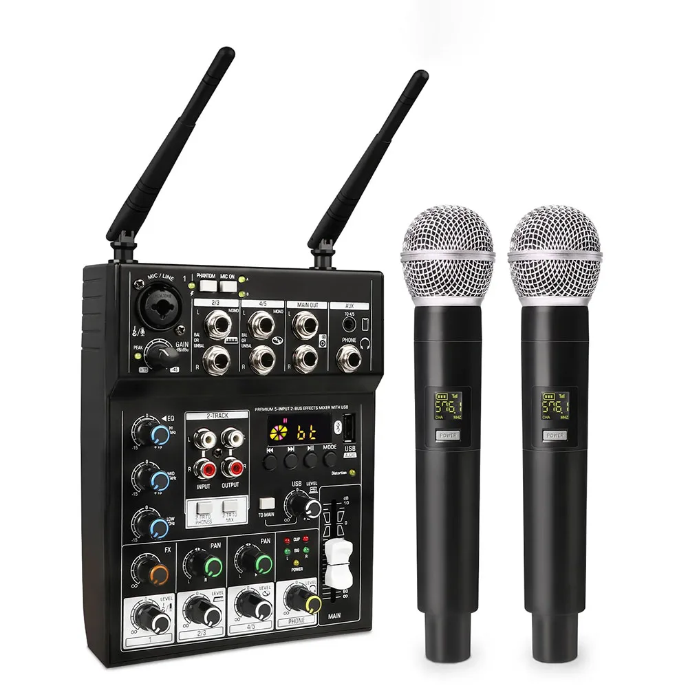 Karaoke Microphone With Sound Mixer Studio 4 Wireless Microphon For Home Party Show Church Wedding
Karaoke Microphone With Sound Mixer Studio 4 Wireless Microphon For Home Party Show Church Wedding