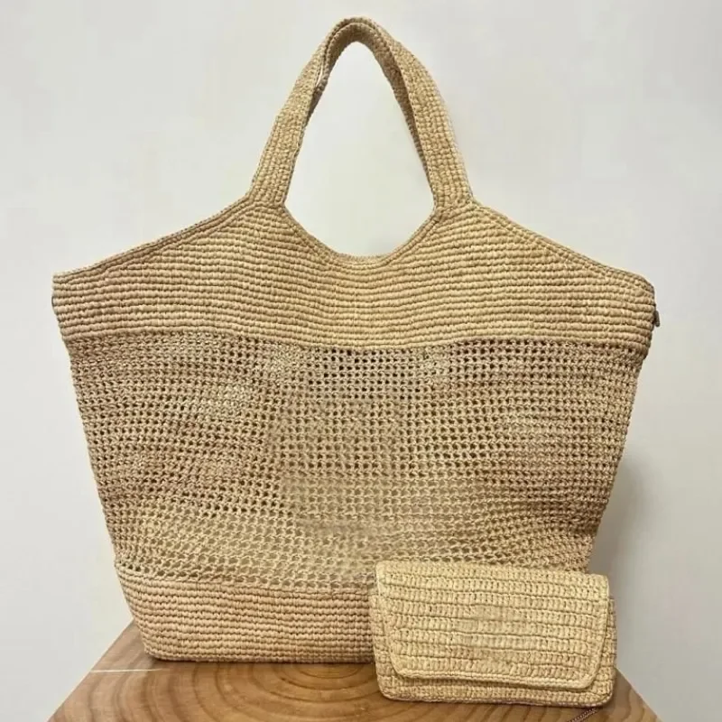Icara Raffias Designer Bag Hand-Embroidered Straw Bag Handbag Large Capacity Tote Women Beach Bag Travel Summer Vacation High Quality Luxury Shoulder Shopping Bags
Icara Raffias Designer Bag Hand-Embroidered Straw Bag Handbag Large Capacity Tote Women Beach Bag Travel Summer Vacation High Quality Luxury Shoulder Shopping Bags