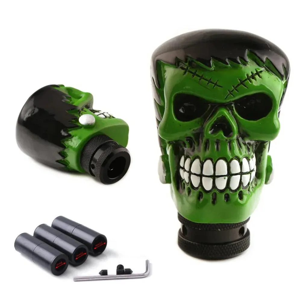 One Set New Green Skull Head Resin Craft Shift Gear Universal Car Auto Manual Shifter Knob
One Set New Green Skull Head Resin Craft Shift Gear Universal Car Auto Manual Shifter Knob