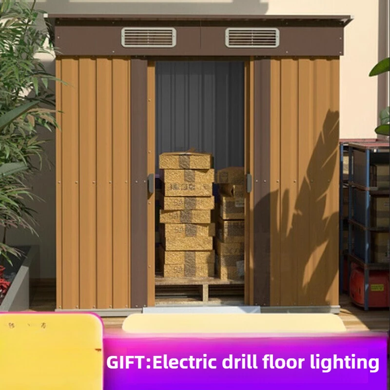 Portable Prefab Iron Storage Shed - Easy Assembly Detachable Outdoor Tool House for Rooftop, Patio & Temporary Use
Portable Prefab Iron Storage Shed - Easy Assembly Detachable Outdoor Tool House for Rooftop, Patio & Temporary Use