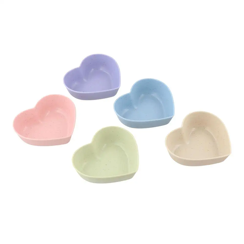 Creative Wheat Straw Heart Shape Seasoning Dish Mini Nordic Style Salted Cabbage Dish Washable Unbreakable Spice Plate Home
Creative Wheat Straw Heart Shape Seasoning Dish Mini Nordic Style Salted Cabbage Dish Washable Unbreakable Spice Plate Home