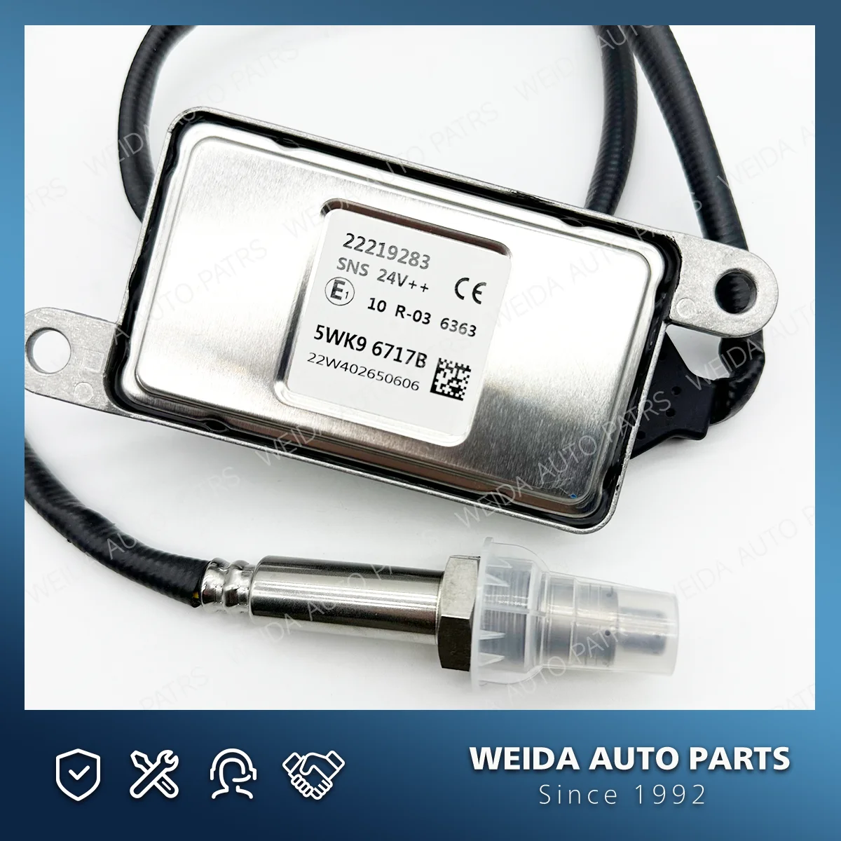 22219283 5WK96717B Nitrogen Oxygen Sensor Nox Sensor For Volvo Truck FE FH FL NH FM Renault
22219283 5WK96717B Nitrogen Oxygen Sensor Nox Sensor For Volvo Truck FE FH FL NH FM Renault