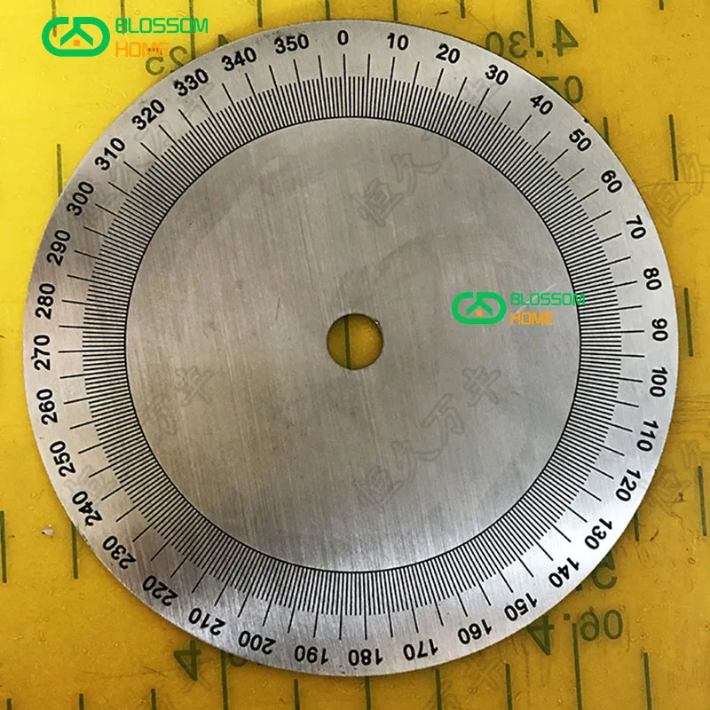Dial clockwise round piece 360 degree stainless steel measuring instrument 94x8x1
Dial clockwise round piece 360 degree stainless steel measuring instrument 94x8x1