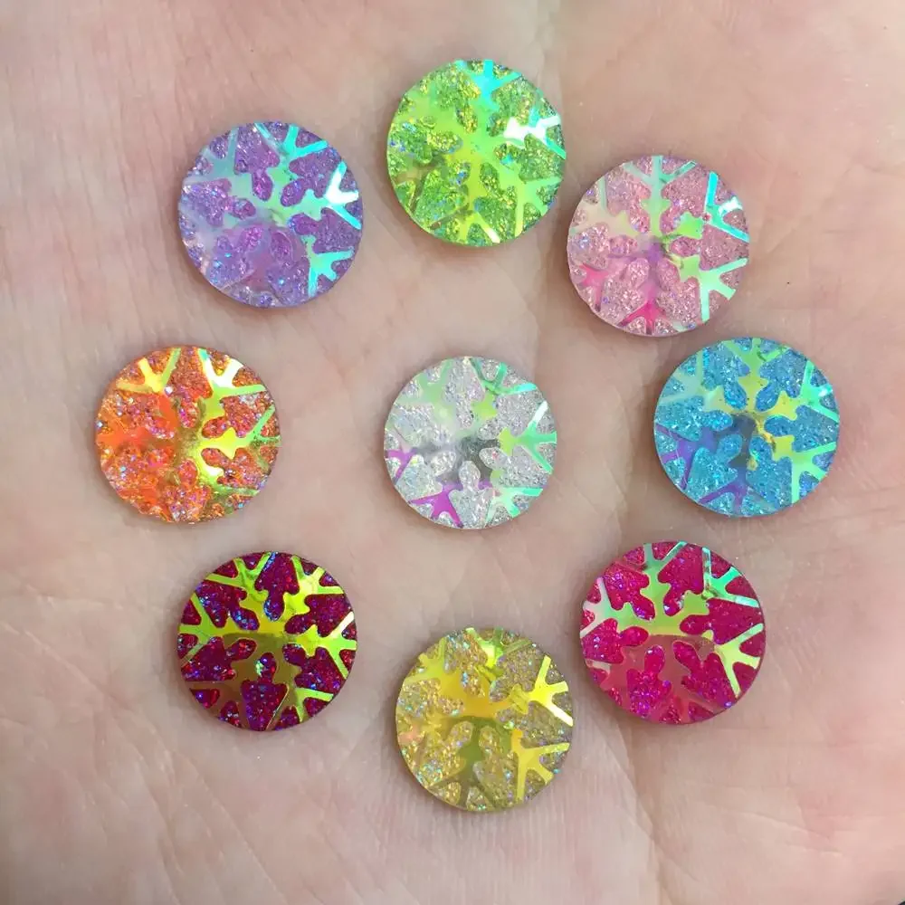 Hot 80PCS shiny Resin 12mm round Flatback snowflake Rhinestone children scrapbook Wedding applique DIY Ornaments SC14*2
Hot 80PCS shiny Resin 12mm round Flatback snowflake Rhinestone children scrapbook Wedding applique DIY Ornaments SC14*2