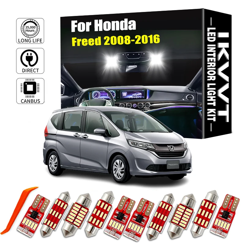 IKVVT 11 шт. внутренний светильник Canbus для Honda Freed 2008 2009 2010 2011 2012 2013 2014 2015 2016 светодиодный внутренний купольный светильник с картой автомобильная лампа
IKVVT 11 шт. внутренний светильник Canbus для Honda Freed 2008 2009 2010 2011 2012 2013 2014 2015 2016 светодиодный внутренний купольный светильник с картой автомобильная лампа