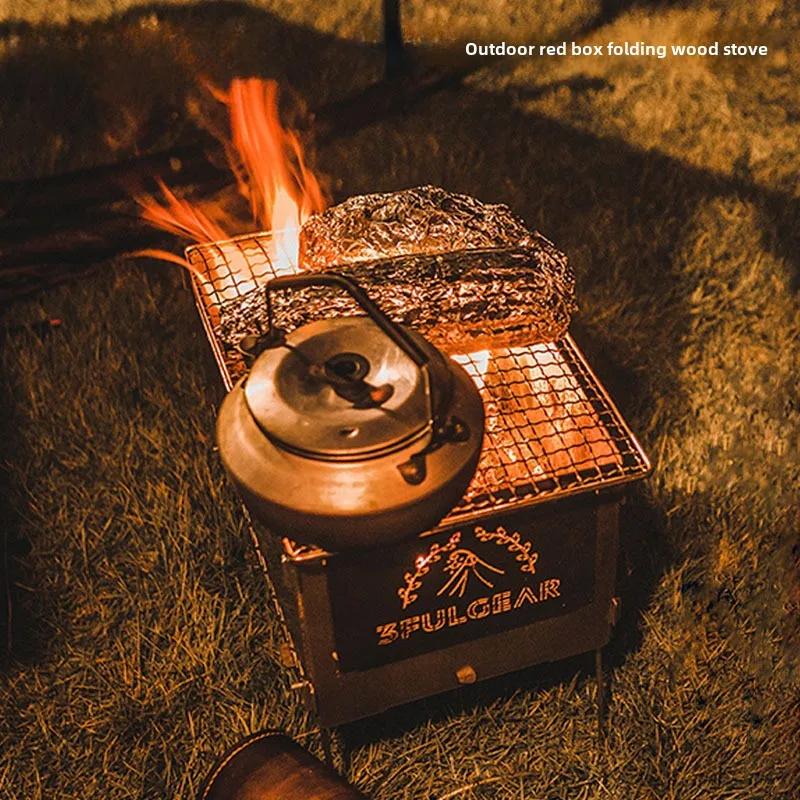 Barbecue grill Outdoor Camping Camping Cooking Smokeless charcoal grill Stainless steel folding portable box grill
Barbecue grill Outdoor Camping Camping Cooking Smokeless charcoal grill Stainless steel folding portable box grill