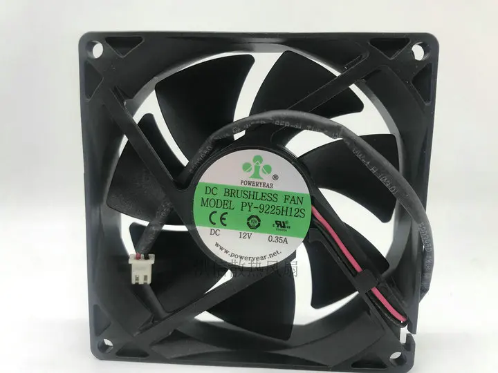 POWERYEAR PY-9225H12S DC 12V 0.35A 90x90x25 мм 2-проводной Вентилятор охлаждения сервера
POWERYEAR PY-9225H12S DC 12V 0.35A 90x90x25 мм 2-проводной Вентилятор охлаждения сервера