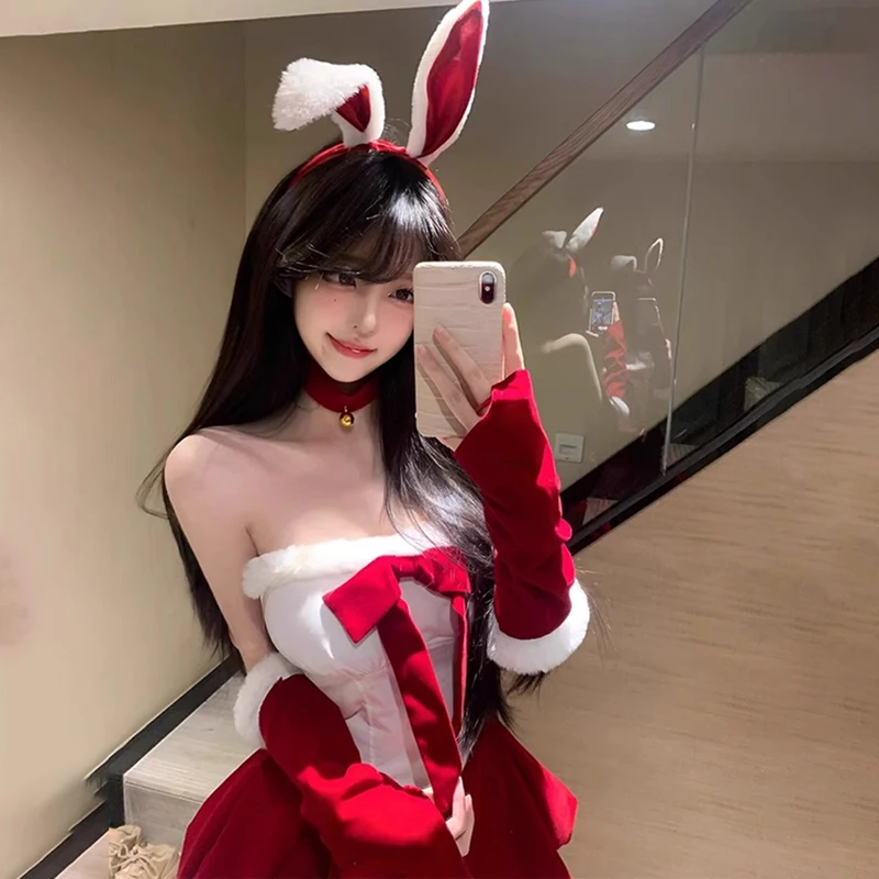 Sexy Cute New Year Cisas Set Strap Dr Women 2025 Autumn Winter Sle Pad Chest Medium Waist Soft Polyester Fiber
Sexy Cute New Year Cisas Set Strap Dr Women 2025 Autumn Winter Sle Pad Chest Medium Waist Soft Polyester Fiber