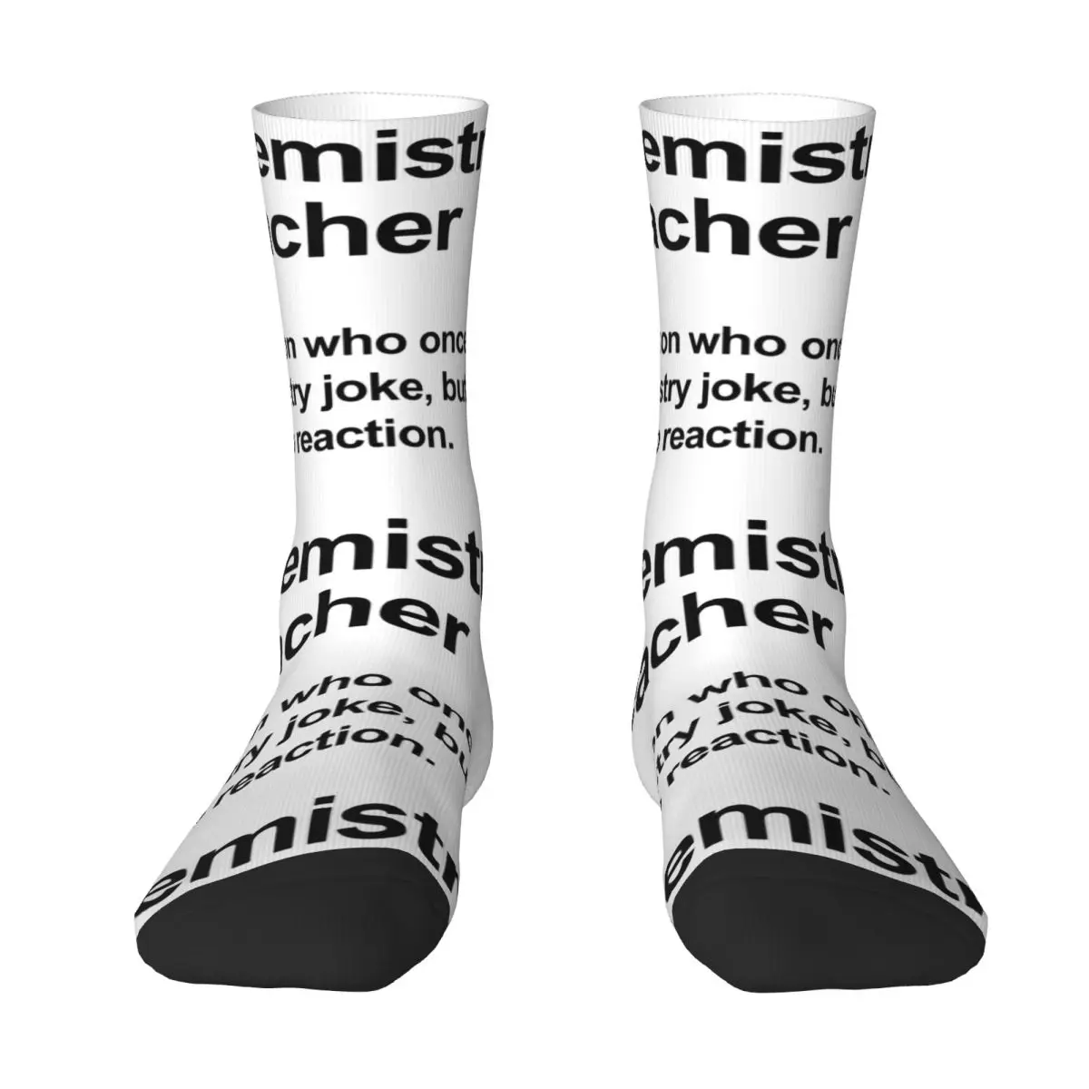 Funny Chemistry Teacher Definition Socks Harajuku High Quality Stockings All Season Long Socks for Unisex Birthday Present
Funny Chemistry Teacher Definition Socks Harajuku High Quality Stockings All Season Long Socks for Unisex Birthday Present