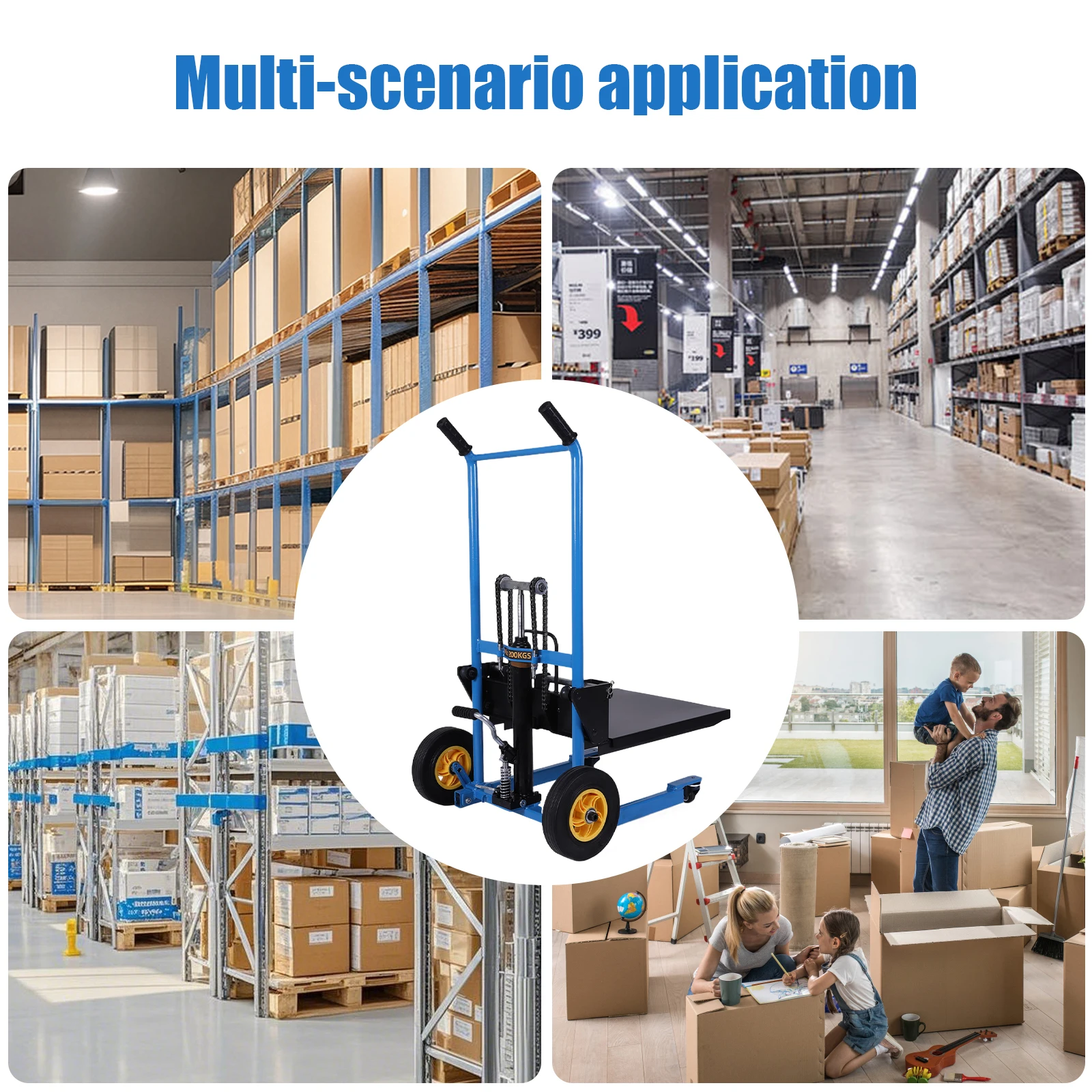 Ручной штабелер лебедки 450 фунтов, регулируемые вилки, ручной вилочный погрузчик, штабелер материала для строительной склада и проектов «сделай сам»
Ручной штабелер лебедки 450 фунтов, регулируемые вилки, ручной вилочный погрузчик, штабелер материала для строительной склада и проектов «сделай сам»