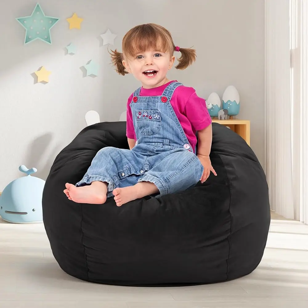 Bean Bag Chairs 2.5Ft Bean Bag Chair With Memory Foam Filled & Hine Washable Cover Bean Bag Chairs For Playroom, Living Room,
Bean Bag Chairs 2.5Ft Bean Bag Chair With Memory Foam Filled & Hine Washable Cover Bean Bag Chairs For Playroom, Living Room,