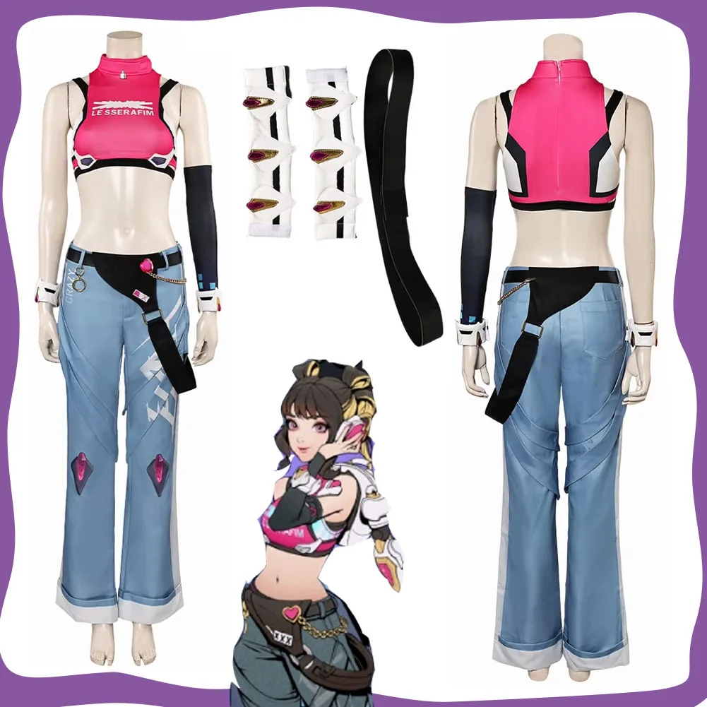 Juno Cosplay Costume Women Fantasy Vest Pants Gloves Belt Game OW Clothes Disguise Adult Female Halloween Carnival Party Suit
Juno Cosplay Costume Women Fantasy Vest Pants Gloves Belt Game OW Clothes Disguise Adult Female Halloween Carnival Party Suit