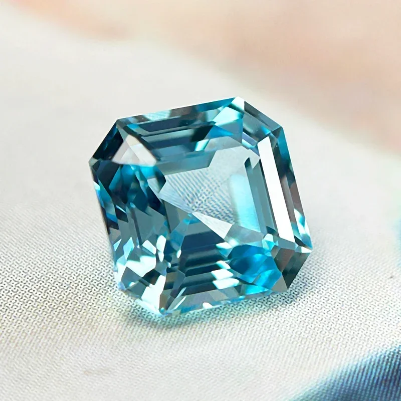 Top Lab Grown Sapphire Asscher Shape Aquamarine Color VVS1 Charms For Jewelry Making DIY Ring Necklace Earrings Main Materials
Top Lab Grown Sapphire Asscher Shape Aquamarine Color VVS1 Charms For Jewelry Making DIY Ring Necklace Earrings Main Materials