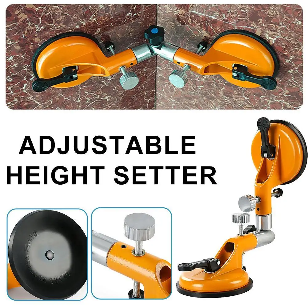 Adjustable Height Setter Fixed Splicing Suction Cup Right Angle Fixer Glass Tile Slate Yin And Yang Angle Installation Tool
Adjustable Height Setter Fixed Splicing Suction Cup Right Angle Fixer Glass Tile Slate Yin And Yang Angle Installation Tool