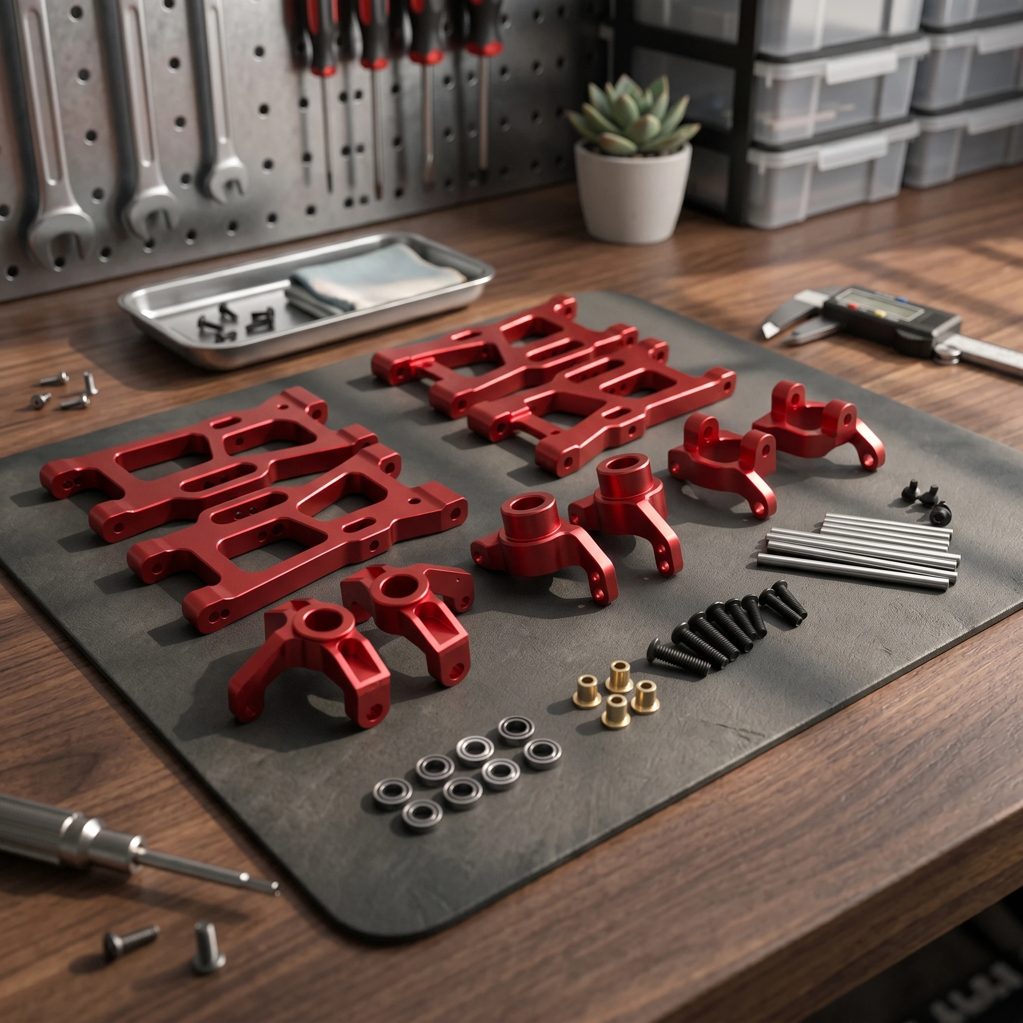 Front and Rear Swing Arm Kit High Strength Metal Chassis Parts Kit Damping System Arm Set Wear Resistant for Repair
Front and Rear Swing Arm Kit High Strength Metal Chassis Parts Kit Damping System Arm Set Wear Resistant for Repair