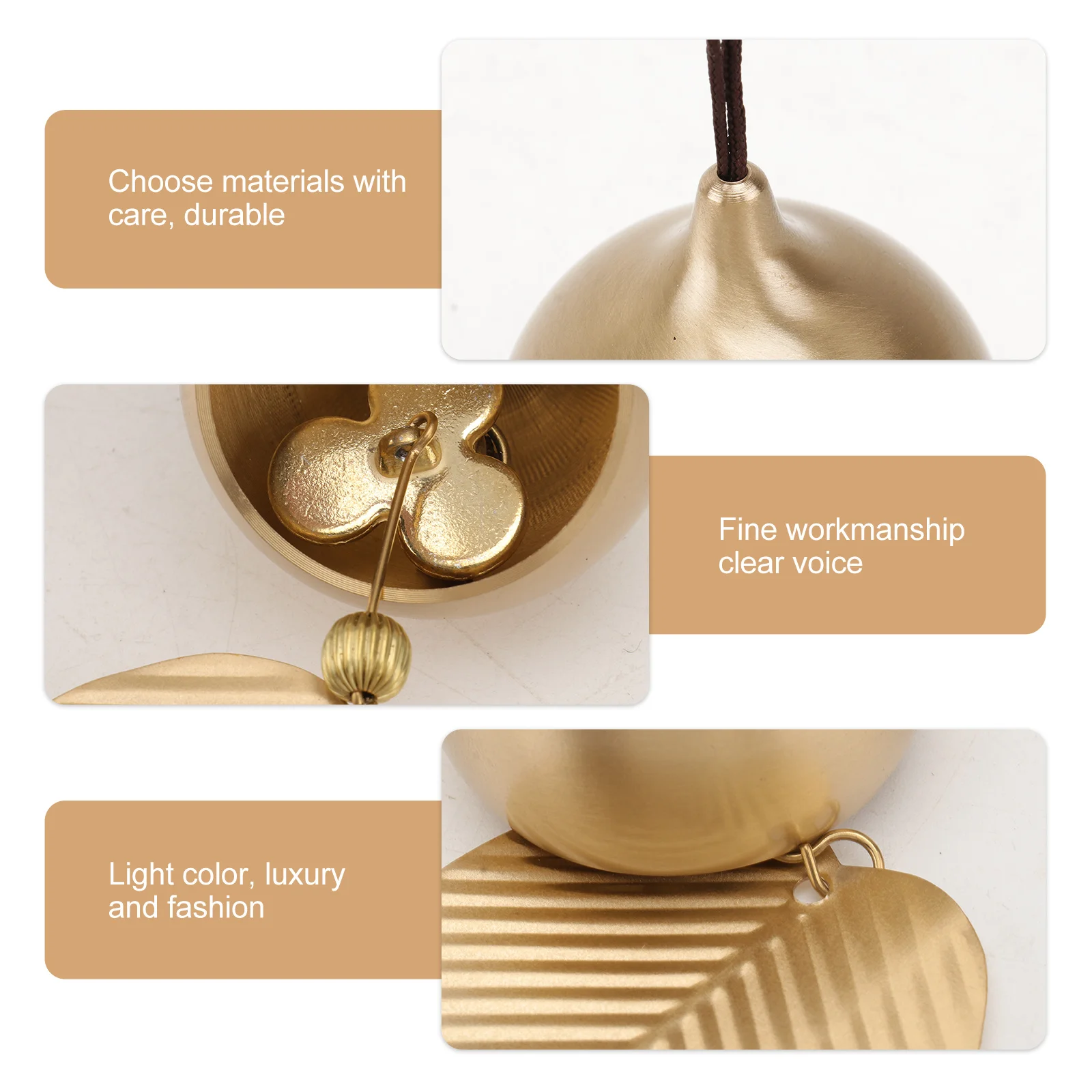 Copper Leaf Wind Chime Hanging Pendant Bell Vintage Home Decor Decoration Metal Bells
Copper Leaf Wind Chime Hanging Pendant Bell Vintage Home Decor Decoration Metal Bells