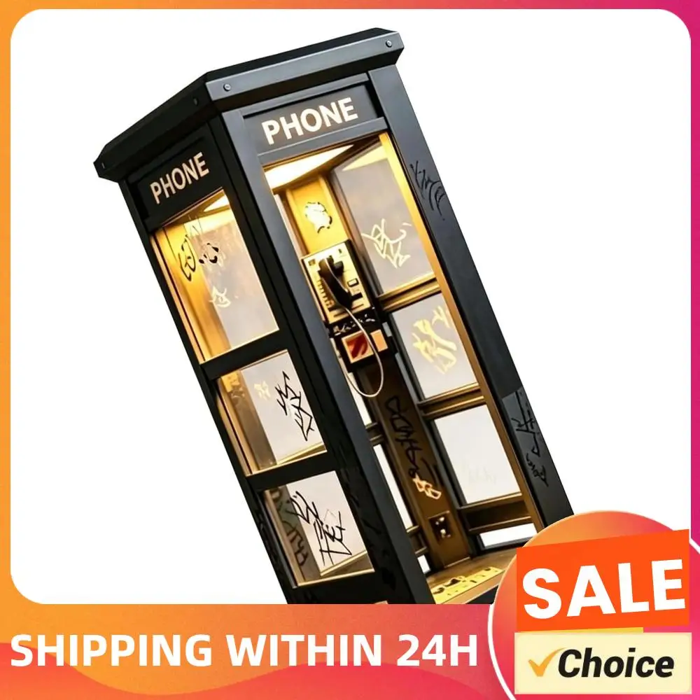 Telephone Booth Night Light with Warm LED Lighting Classic Telephone Booth Table Lamp Decorative for Home Office Decoration
Telephone Booth Night Light with Warm LED Lighting Classic Telephone Booth Table Lamp Decorative for Home Office Decoration