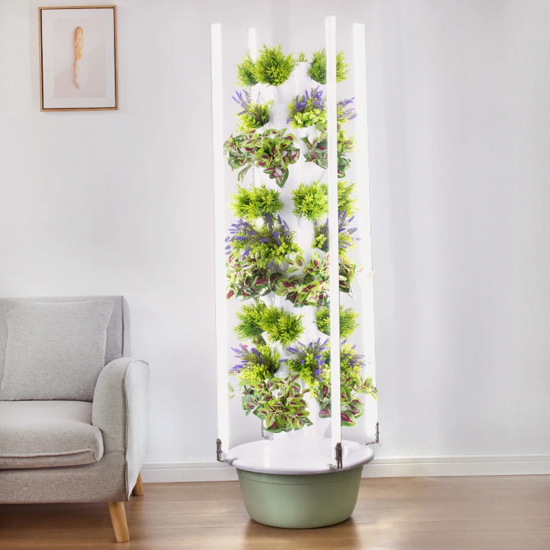 With Led Grow Light Space Tree Vertical Hydroponic Tower Intelligent Vegetable Planter Vegetable Column Soilless Cultivation Equ
With Led Grow Light Space Tree Vertical Hydroponic Tower Intelligent Vegetable Planter Vegetable Column Soilless Cultivation Equ