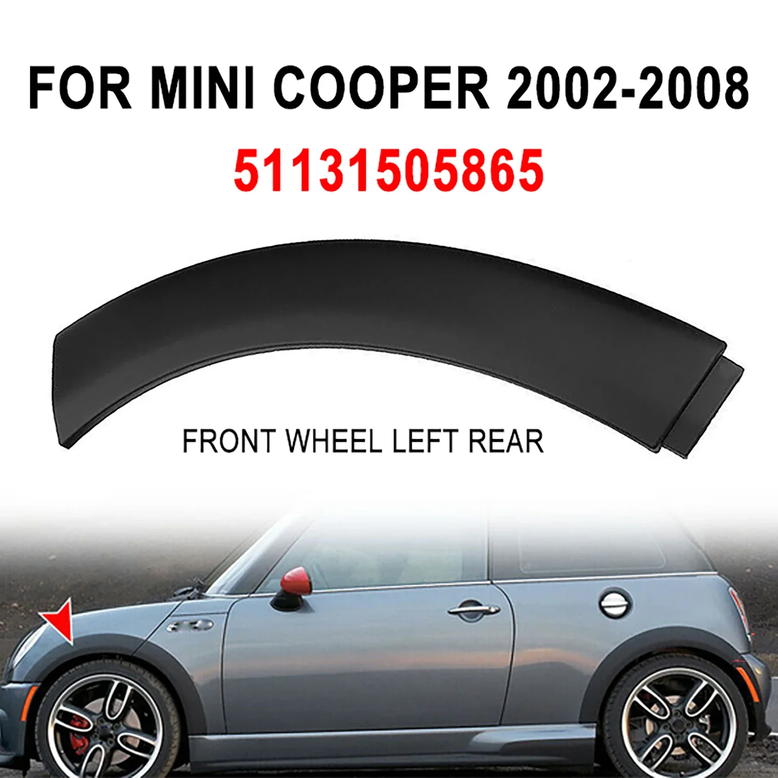 Автомобильная передняя правая/левая арка, накладка на крылья, брызговики, декоративное крыло для BMW MINI Cooper 2002-2008
Автомобильная передняя правая/левая арка, накладка на крылья, брызговики, декоративное крыло для BMW MINI Cooper 2002-2008