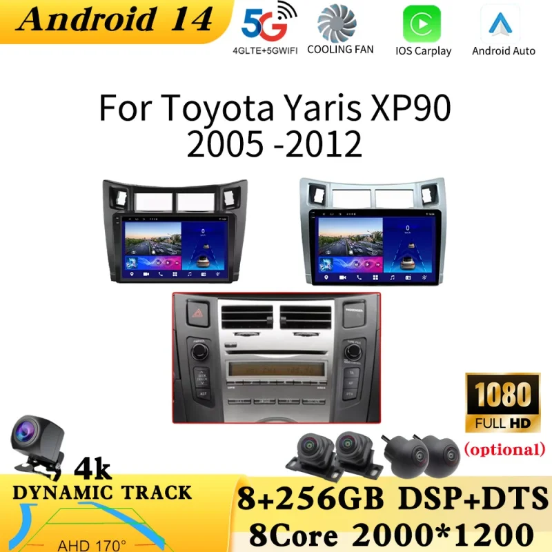 Car Radio player Android for Toyota Yaris xp90 2005 -2012 CarPlay head unit multimedia BT 4G Auto GPS no 2din DVD navigation 2k
Car Radio player Android for Toyota Yaris xp90 2005 -2012 CarPlay head unit multimedia BT 4G Auto GPS no 2din DVD navigation 2k