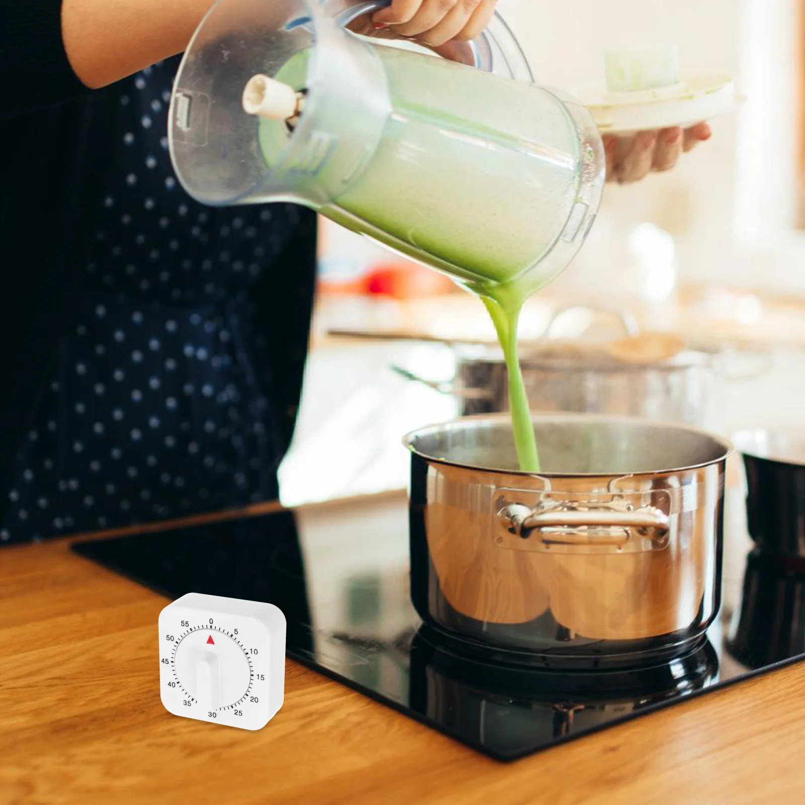 60-Minute Mechanical Kitchen Timer Loud Alarm Square Design For Cooking Classroom Home Use Manual Time Manager Tool
60-Minute Mechanical Kitchen Timer Loud Alarm Square Design For Cooking Classroom Home Use Manual Time Manager Tool