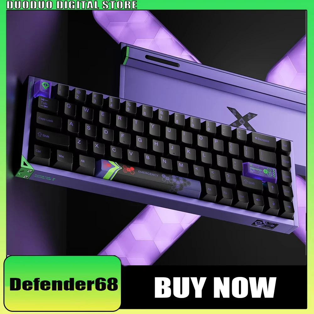 Piifox Defender68 HE игровая клавиатура с эффектом зала, алюминиевый корпус, магнитный переключатель Gateron Jade Pro, индивидуальный RT, точность 0,01 мм
Piifox Defender68 HE игровая клавиатура с эффектом зала, алюминиевый корпус, магнитный переключатель Gateron Jade Pro, индивидуальный RT, точность 0,01 мм