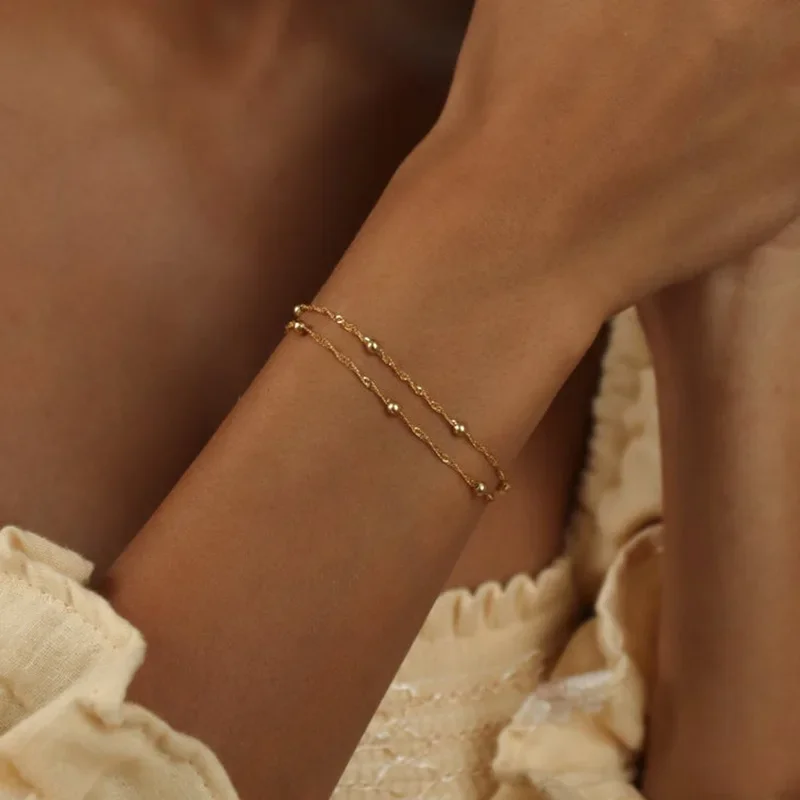 Designer Chrams Bracelet Corrugated Bead Chain Bracelets for Women Anime Splicing Chains Multi-layer Bracelet Jewelry Pulseras
Designer Chrams Bracelet Corrugated Bead Chain Bracelets for Women Anime Splicing Chains Multi-layer Bracelet Jewelry Pulseras