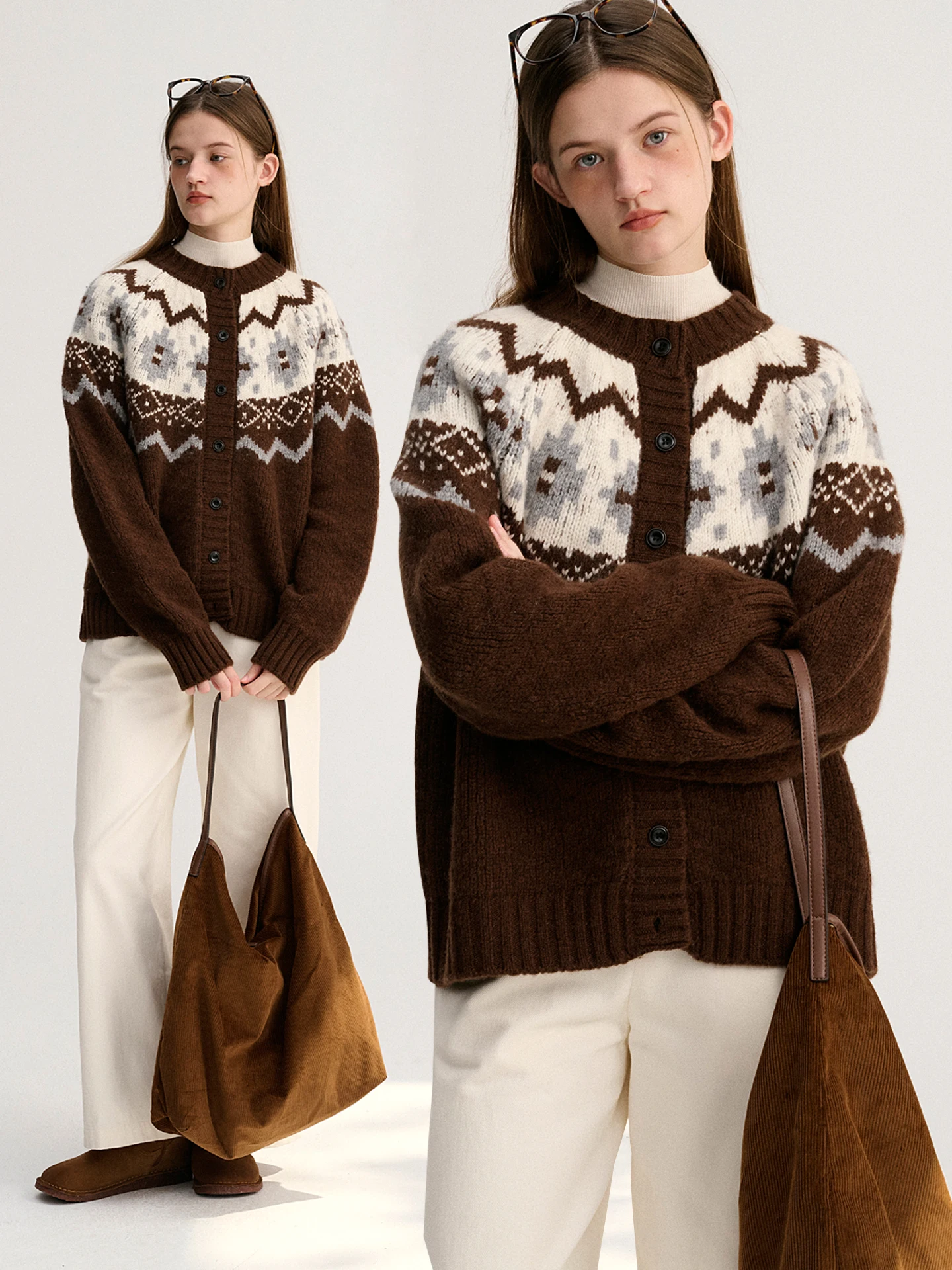 00% Wool Fair Isle Knit Sweater Women's Outerwear Digbu Original Mist Forest 2025 New Sle Retro Loose Fit Warmth
00% Wool Fair Isle Knit Sweater Women's Outerwear Digbu Original Mist Forest 2025 New Sle Retro Loose Fit Warmth