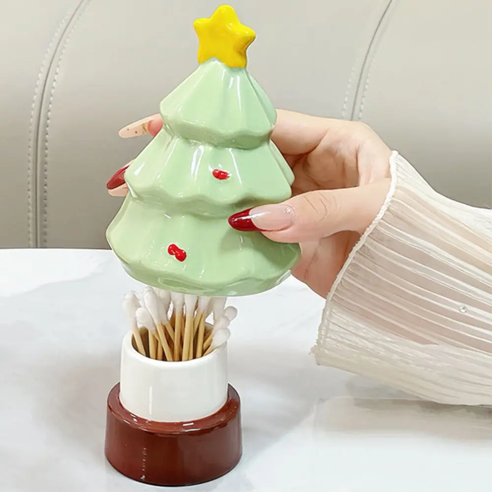 Creative Cute Toothpick Holders Household Decorative Toothpick Dispenser Box Large Capacity Christmas Tree Shaped Toothpick Tube
Creative Cute Toothpick Holders Household Decorative Toothpick Dispenser Box Large Capacity Christmas Tree Shaped Toothpick Tube