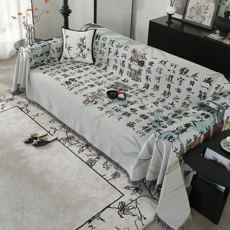 Sofa Cover Chinese Painting Pattern Blanket One Piece Cat Scratch Resistant Durable All Season Universal Home Textiles
Sofa Cover Chinese Painting Pattern Blanket One Piece Cat Scratch Resistant Durable All Season Universal Home Textiles
