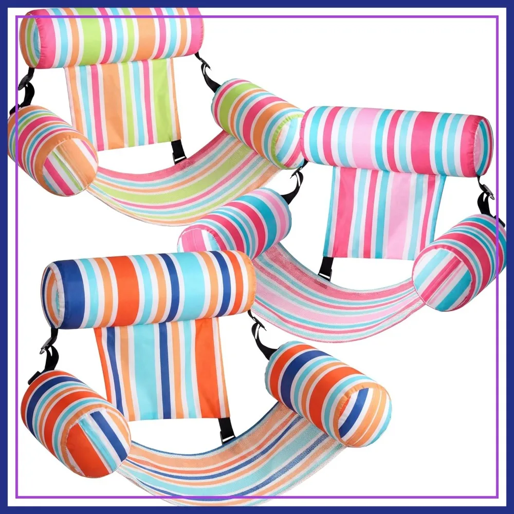 3 Pack Inflatable Pool Floats Chairs for Adults - Blow Up Lounge Noodles for Summer Beach Party Fun
3 Pack Inflatable Pool Floats Chairs for Adults - Blow Up Lounge Noodles for Summer Beach Party Fun