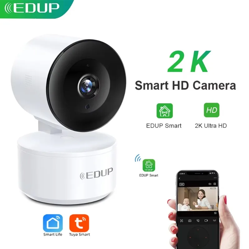 EDUP Smart Camera 2K HD WiFi Night Vision IP Camera AI Tracking Baby Security Monitor 300W 4K Network Wifi Camera
EDUP Smart Camera 2K HD WiFi Night Vision IP Camera AI Tracking Baby Security Monitor 300W 4K Network Wifi Camera
