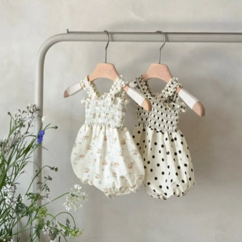 ZOETOPKID Baby Cotton Sleeveless Rompers Dot Clothes Newborn Girls Summer Outfit Toddlers Flower Bow Kids One-pieces Bodysuits
ZOETOPKID Baby Cotton Sleeveless Rompers Dot Clothes Newborn Girls Summer Outfit Toddlers Flower Bow Kids One-pieces Bodysuits