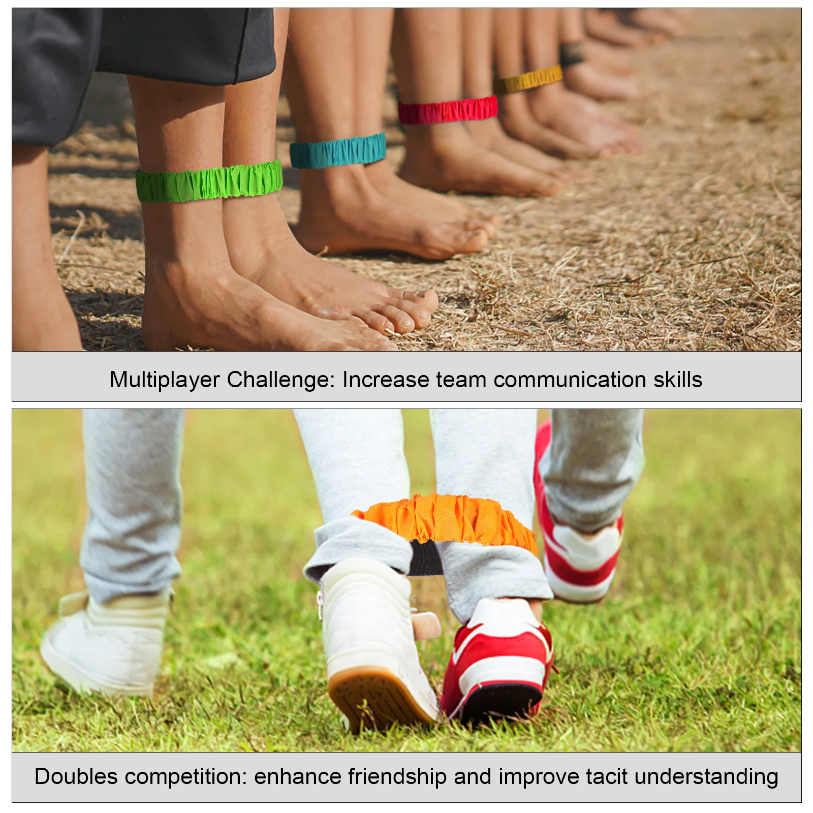 20pcs Legged Race Bands Elastic Set Three Legged Prop for Adults Kids Outdoor Party Activity Creative Sports Equipment
20pcs Legged Race Bands Elastic Set Three Legged Prop for Adults Kids Outdoor Party Activity Creative Sports Equipment