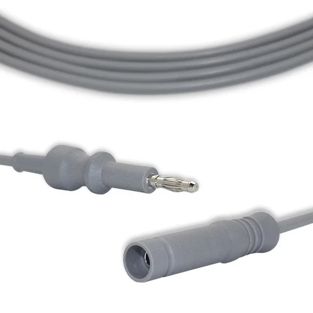Reusable Silicone Monopolar endoscopiscs Cable With Autoclavable 4mm Banana Plug
Reusable Silicone Monopolar endoscopiscs Cable With Autoclavable 4mm Banana Plug