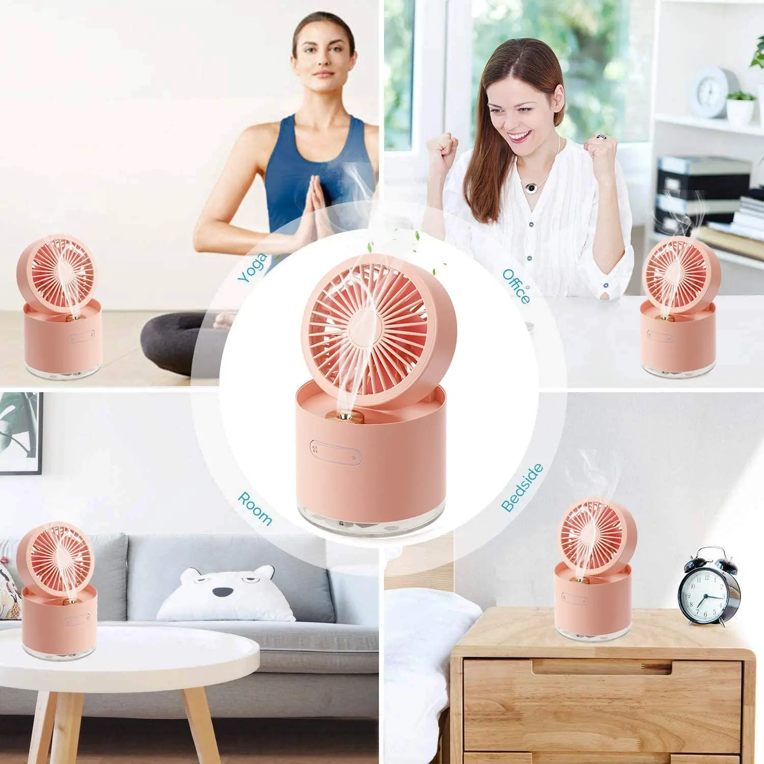 B69A 2-In-1 Humidifier Fan, Cool Mist With Night Light Quiet Auto Shut-Off
B69A 2-In-1 Humidifier Fan, Cool Mist With Night Light Quiet Auto Shut-Off