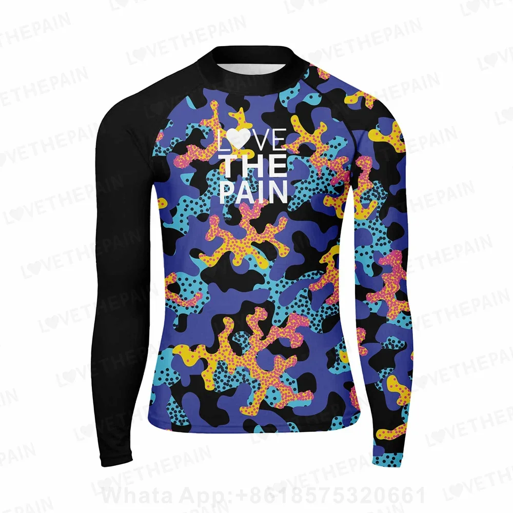 Rashguard Men's Swimsuit With Long Sleeves Rash Guard Top Uv Sun Protection Shirt Diving Surfing Suits Surf Clothes Swimwear
Rashguard Men's Swimsuit With Long Sleeves Rash Guard Top Uv Sun Protection Shirt Diving Surfing Suits Surf Clothes Swimwear