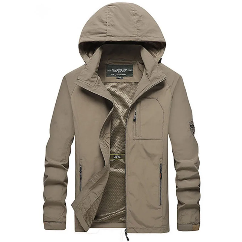 Jacket Men Windbreaker 2022 Spring Autumn Fashion Jacket Waterproof Men's Hooded Casual Jackets Male Coat Thin Men Coat Outwear
Jacket Men Windbreaker 2022 Spring Autumn Fashion Jacket Waterproof Men's Hooded Casual Jackets Male Coat Thin Men Coat Outwear