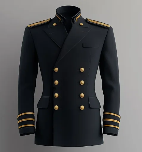 Men’s Stand-up Lapel Collar Double Breasted Cuff Stripes Blazer
Men’s Stand-up Lapel Collar Double Breasted Cuff Stripes Blazer