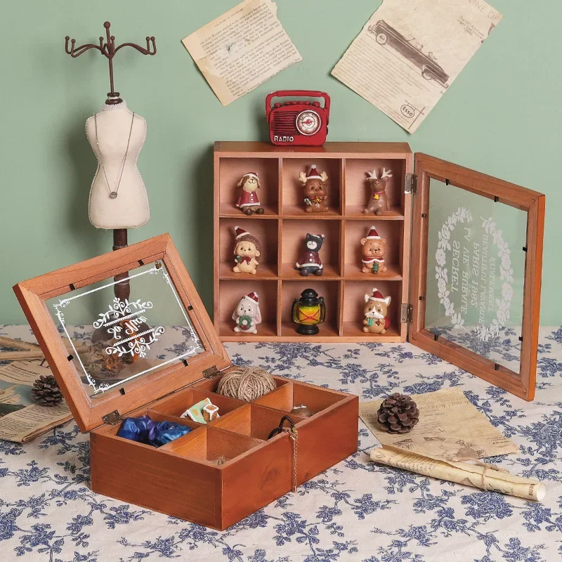 Dustproof Storage Box With Lid for Groceries, Cosmetic Compartment Tray, Hand - Made Jewelry Display Cabinet, Wooden
Dustproof Storage Box With Lid for Groceries, Cosmetic Compartment Tray, Hand - Made Jewelry Display Cabinet, Wooden