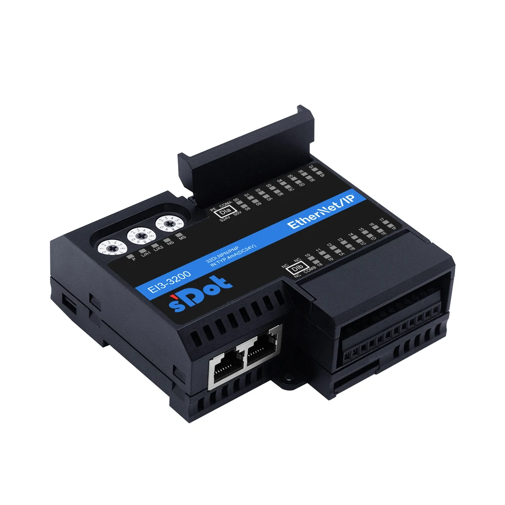 Удаленный модуль ввода-вывода IO/O EtherNet/IP встроенный 32-канальный цифровой вход NPN PNP | EI3-3200
Удаленный модуль ввода-вывода IO/O EtherNet/IP встроенный 32-канальный цифровой вход NPN PNP | EI3-3200