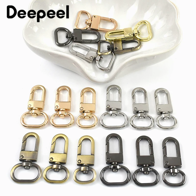 10/20/30Pcs 13/16/19mm Metal Swivel Lobster Clasp for Bag Strap Dog Collar Snap Hooks with D Ring Webbing Keychain DIY Hardware
10/20/30Pcs 13/16/19mm Metal Swivel Lobster Clasp for Bag Strap Dog Collar Snap Hooks with D Ring Webbing Keychain DIY Hardware