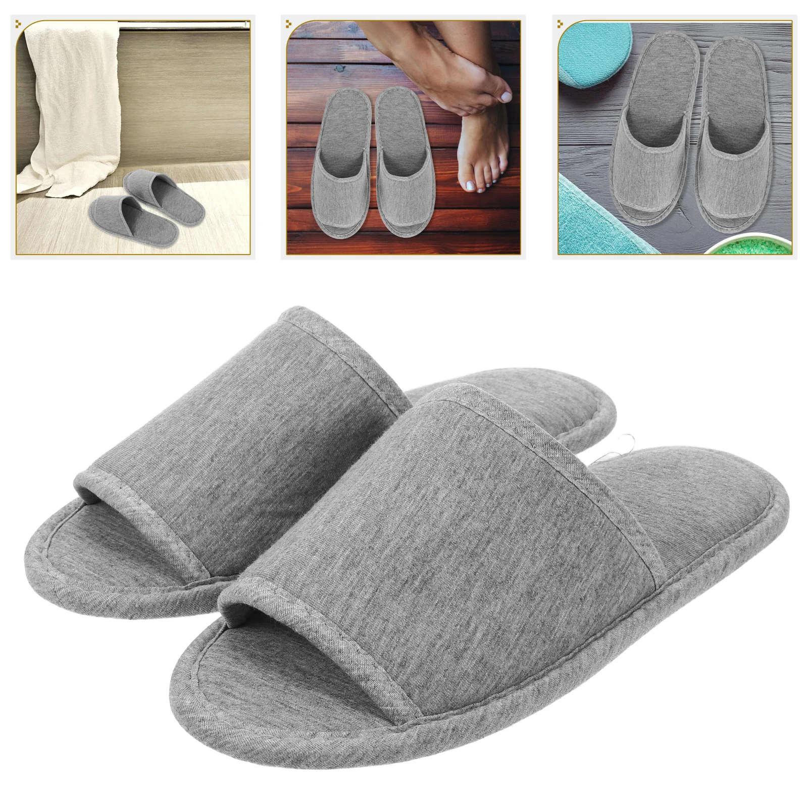 Portable Folding Women Travel Lightweight EVA Sole Knitted Cotton Storage Portable Slippers Bag Reusable
Portable Folding Women Travel Lightweight EVA Sole Knitted Cotton Storage Portable Slippers Bag Reusable